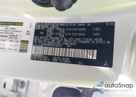 2021 Lexus Rx 350 z USA, uszkodzony, nr VIN 2T2HZMAA2MC196618